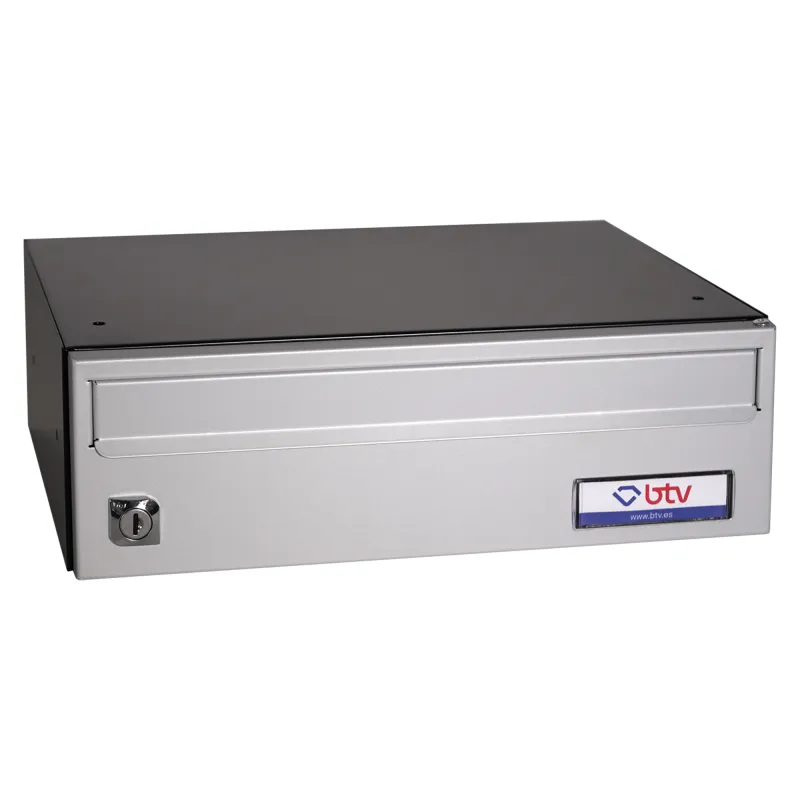 BUZÓN ATLAS HORIZONTAL 345X250 PLATA